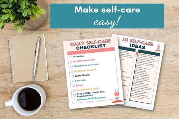 daily self care checklist