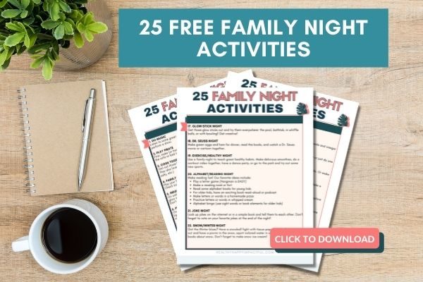 family night activities email optin