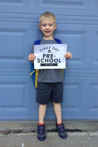 best first day of school picture traditions