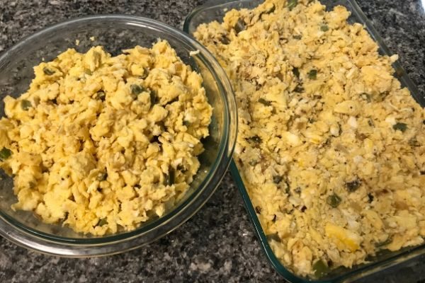 freezer meal party eggs