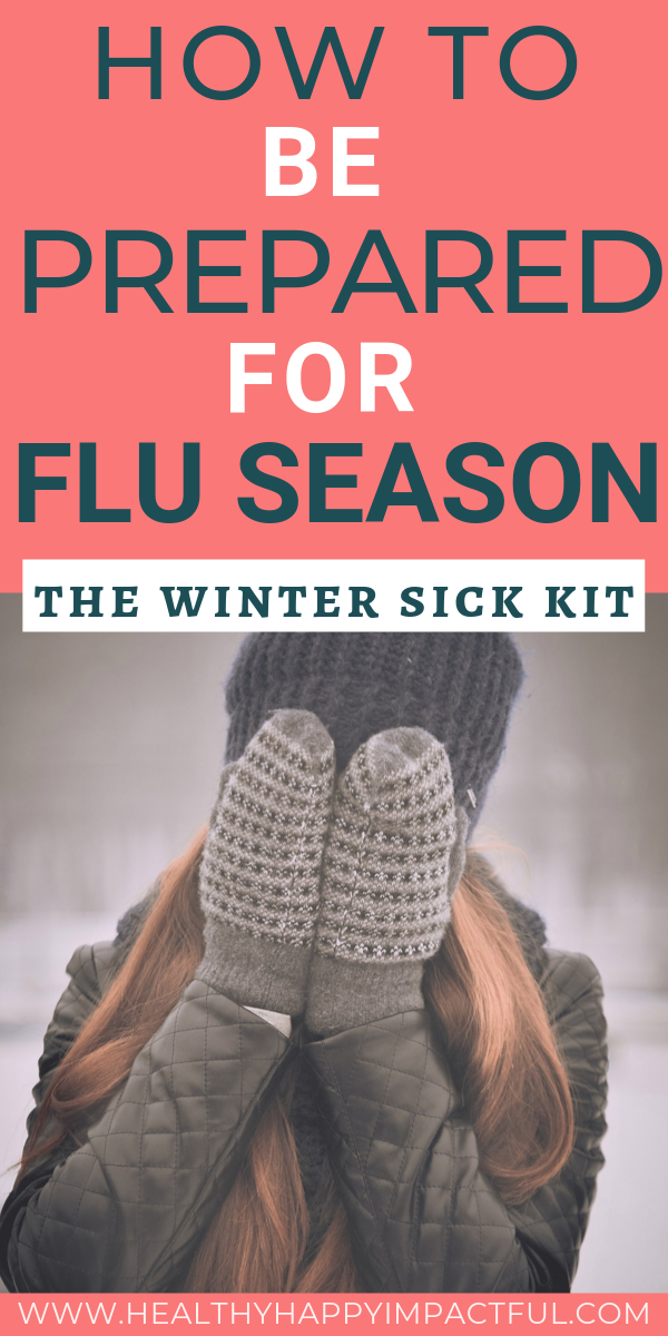 flu season 2021, be prepared with a sick kit