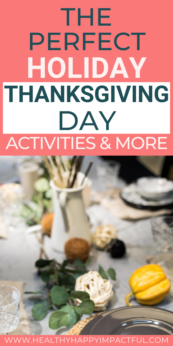 Thanksgiving Day Activities Pin