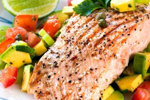 ways to be healthy, salmon