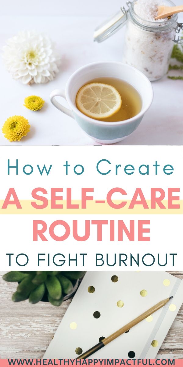 self care routine ideas for women pin
