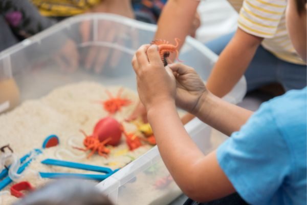 sensory bins: what activities to do at home with toddlers