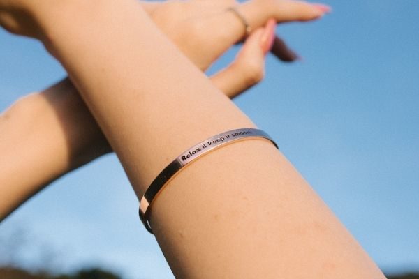 Affirmation bracelets: Mother's day gifts for moms self care