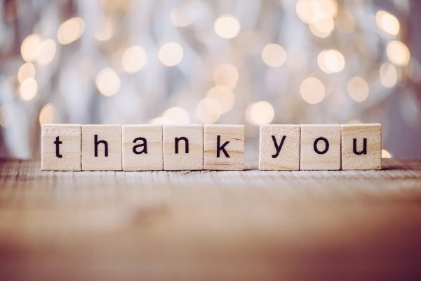 send a thank you for gratitude challenge ideas 2020