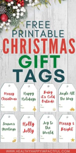 Free Printable Christmas Gift Tags That Save Time and Money