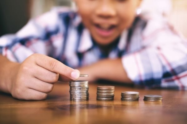 useful non-toy gifts for kids: money items