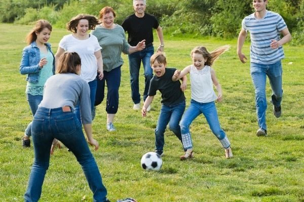 future family goals examples: exercise together, for kids and students