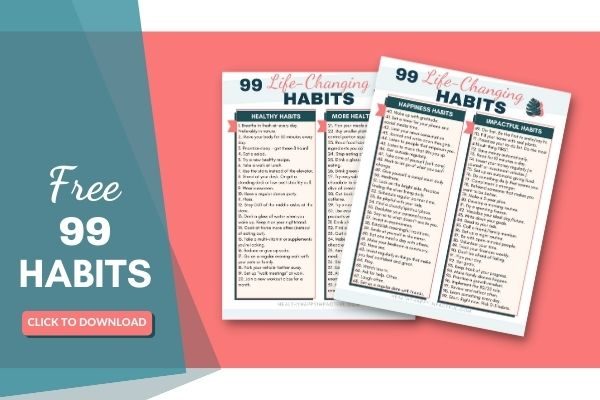 best list of good daily habits printable pdf