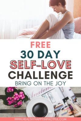 30 day self-love challenge pin