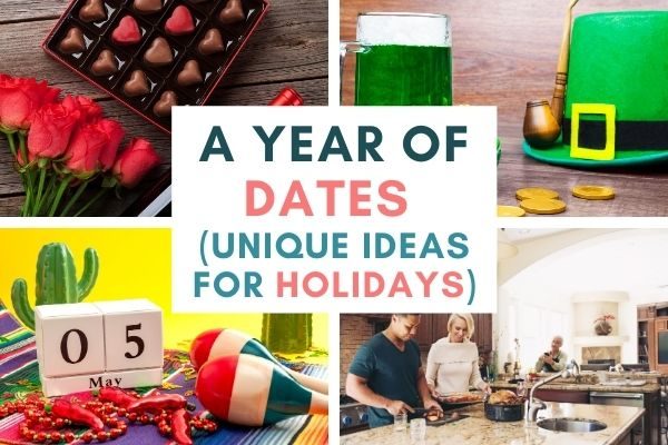 A year of dates, ideas for holidays