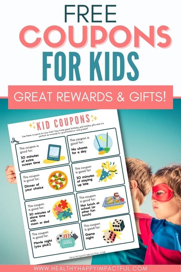 free printable coupons for kids pin