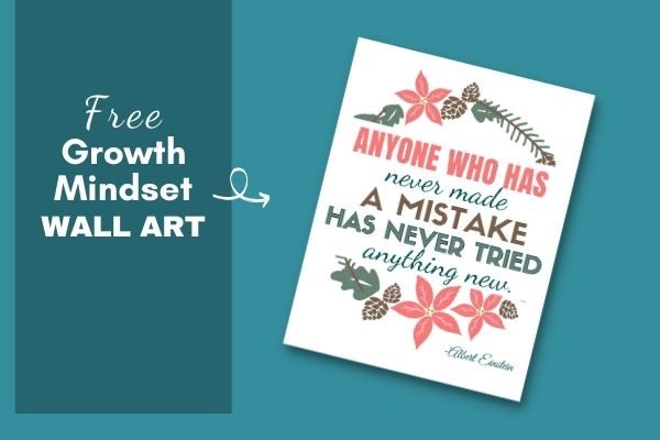 Free inspirational growth mindset quotes pdf printable