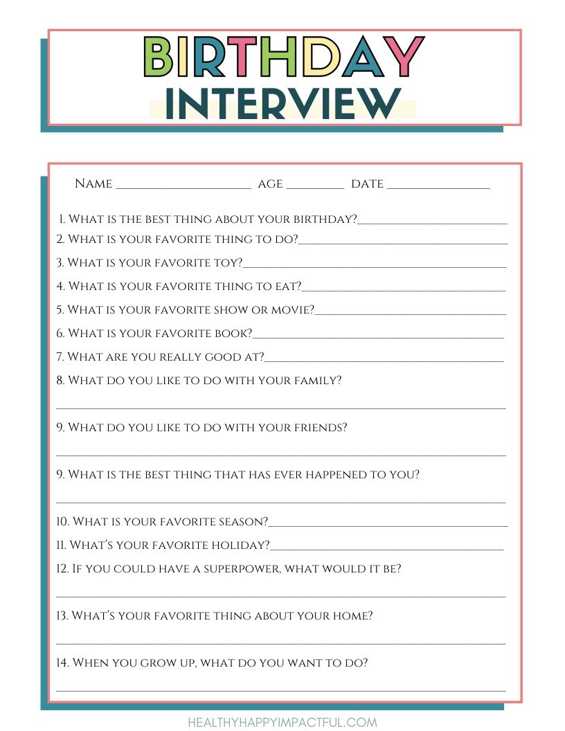 free birthday interview questionnaire pdf printable