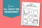 All About Me Worksheet Free Printables