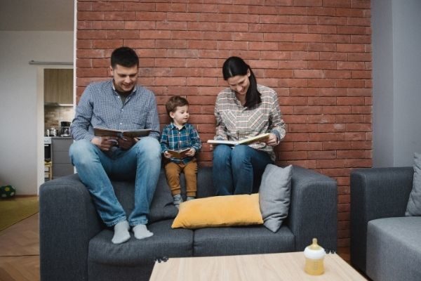 Weekly traditions for families - reading together
