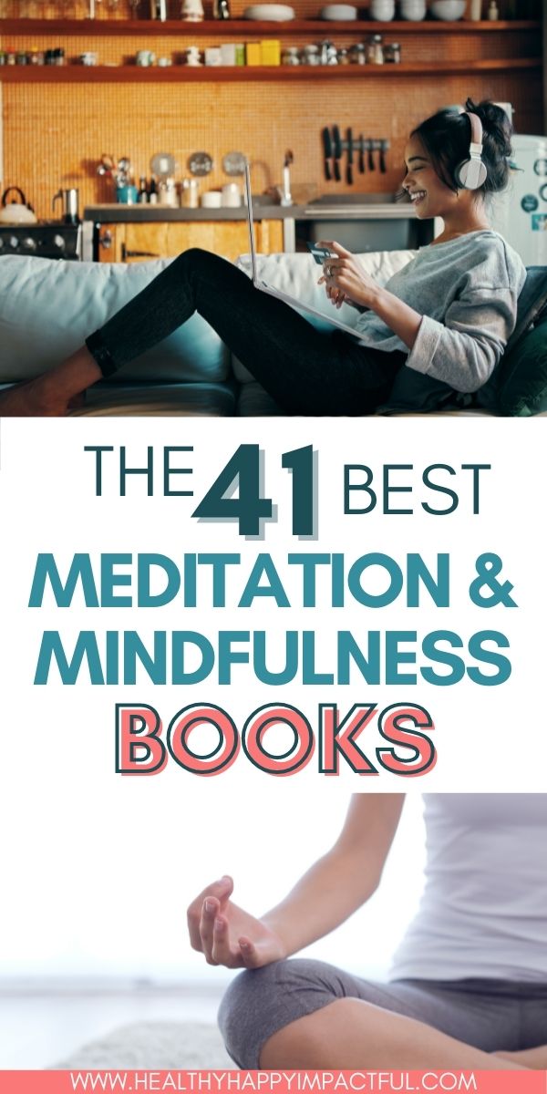 meditation and mindfulness books pin