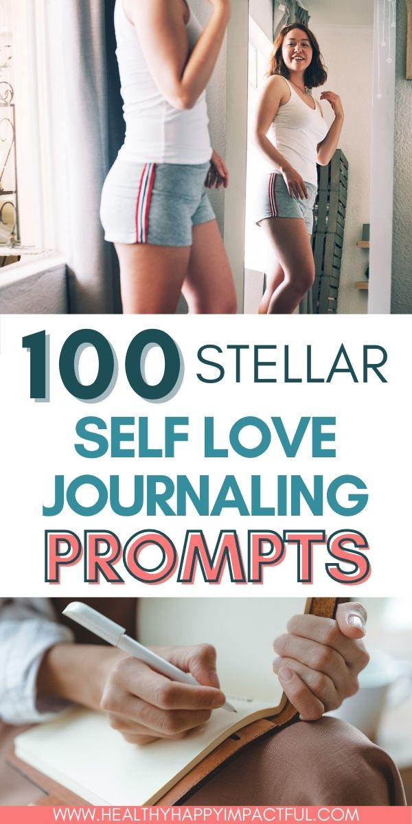 journal prompts for self love, self-discovery, & personal growth pin
