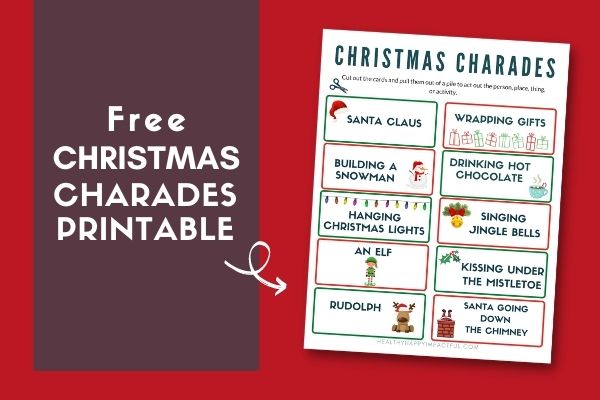 Free Christmas Charades List Printable to Boost Your Holiday Fun