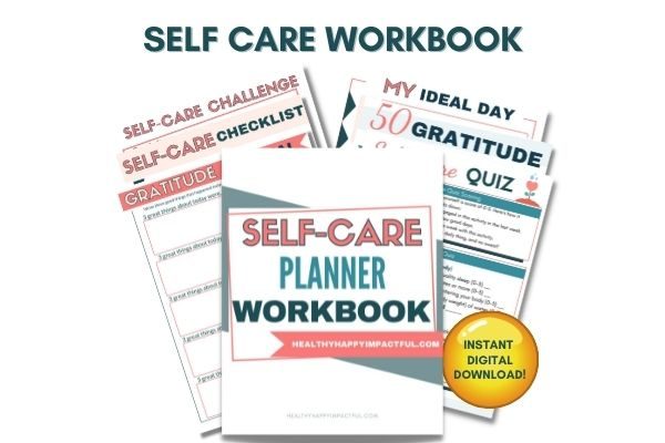 digital self care planner workbook 2023
