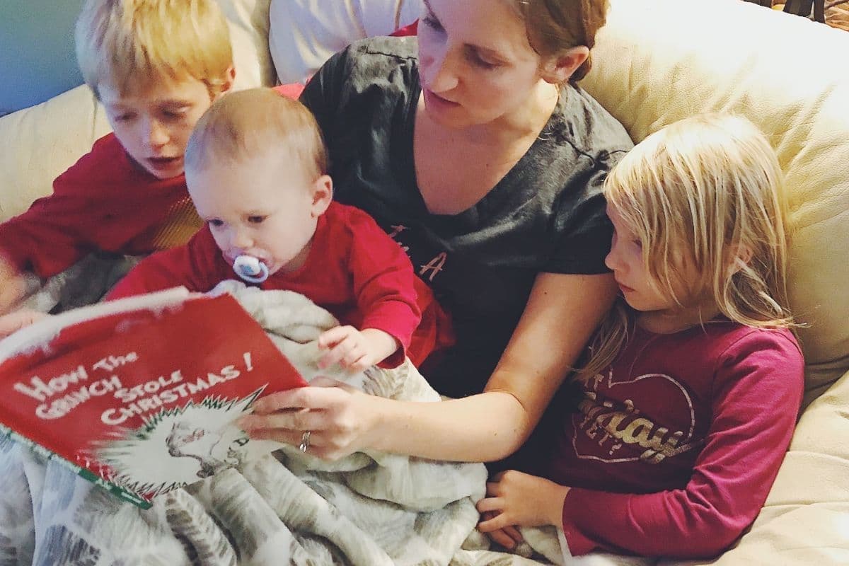 25 days of Christmas books, reading together at the holidays