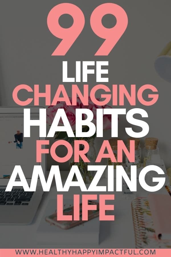 list of good habits for an amazing life