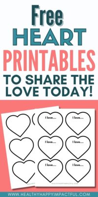 free hearts template printables pin