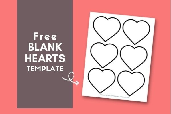 small printable heart shapes templates pdf