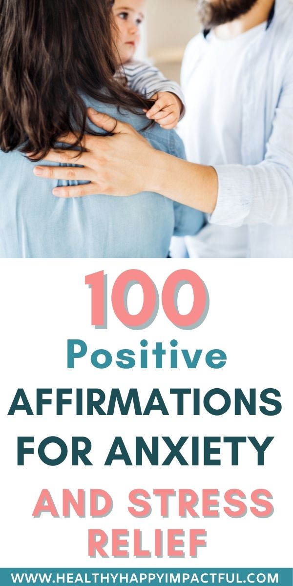 powerful daily affirmations for anxiety and depression pin