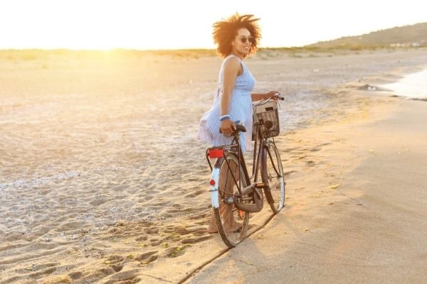 biking
