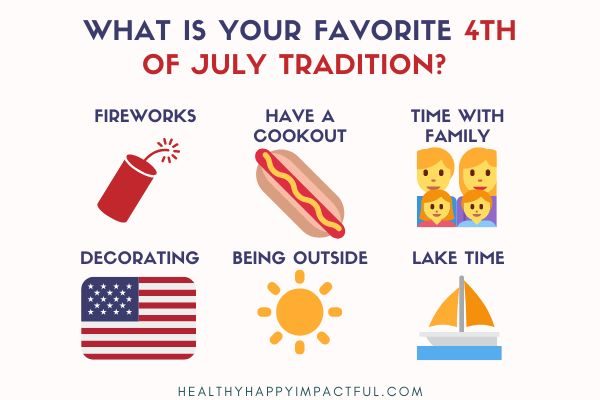Family traditions for 4th of July