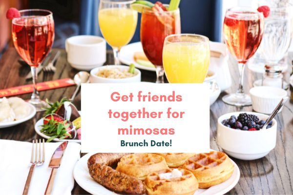 adventures at home things to do on your birthday with friends: beautiful brunch