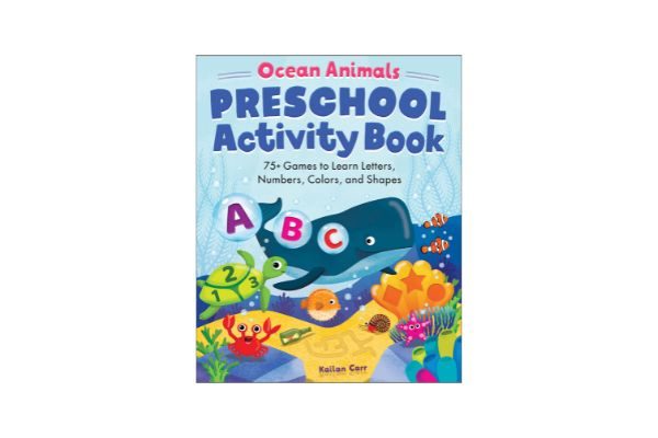 Ocean animals preschool activity book