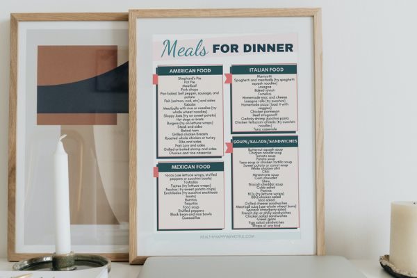 common dinner meals for dinner list