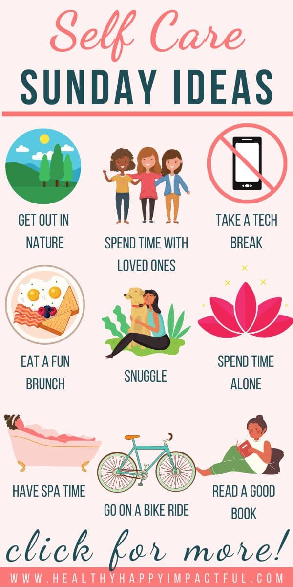 Sunday self care routine examples that's right for you