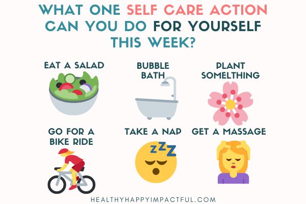 self care quotes examples of actions