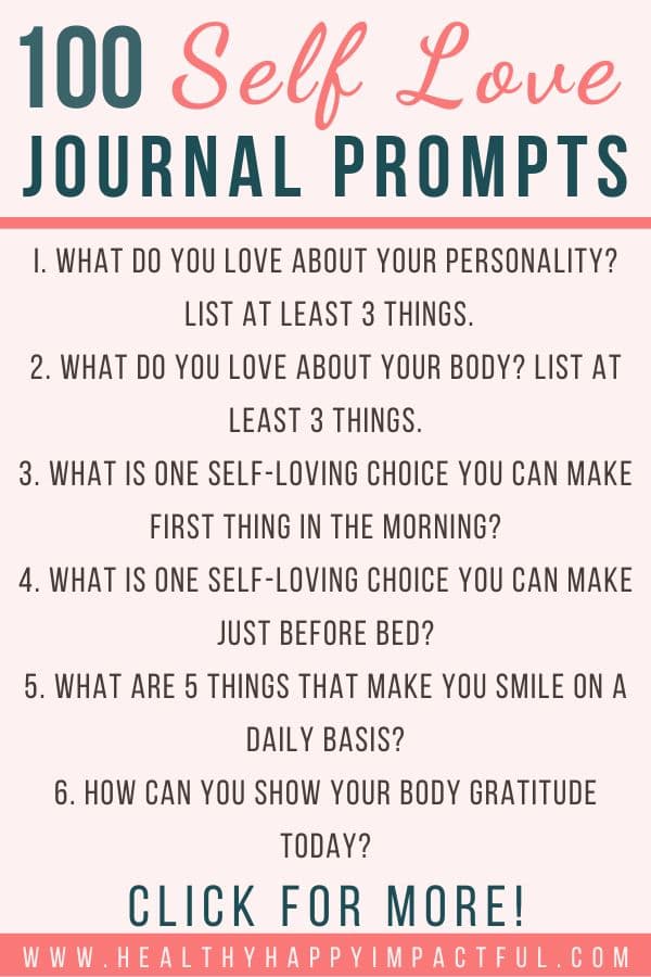 self love journal prompts for self discovery