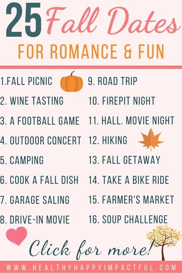 25 Creative Fall Date Ideas For Fun And Romance