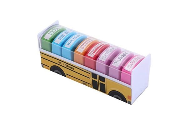 teacher stamps for a first year teacher survival kit to make