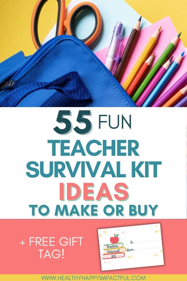 survival kit for teachers pin