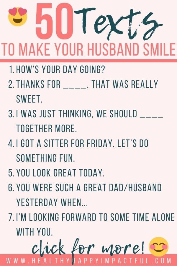 sweet things to say to your husband in text