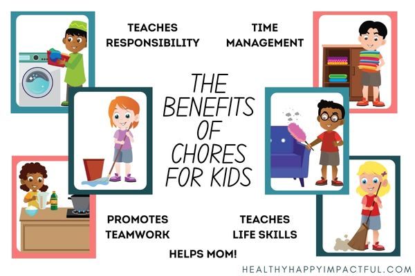 benefits of chores list for kids