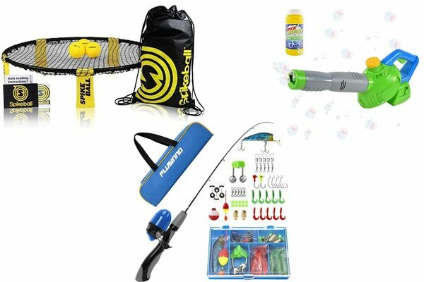 Spikeball, bubbles, fishing: outdoor gifts for boys and girls