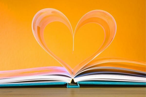 heart and book
