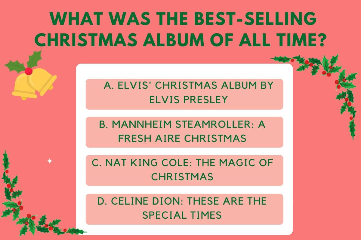 multiple choice: christmas trivia songs quiz questions and answers