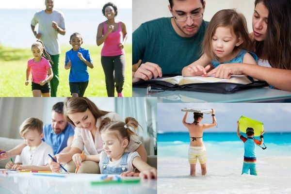 family activity images; ideas and activities for setting goals