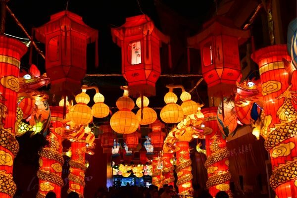 Chinese New Year holiday decorations