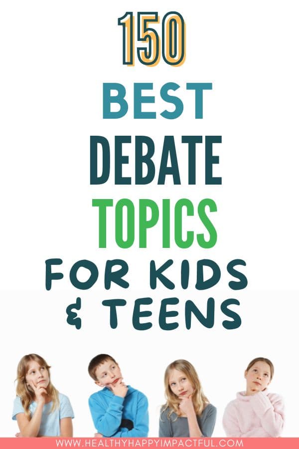 Title Pin: Best debate Topics for Kids